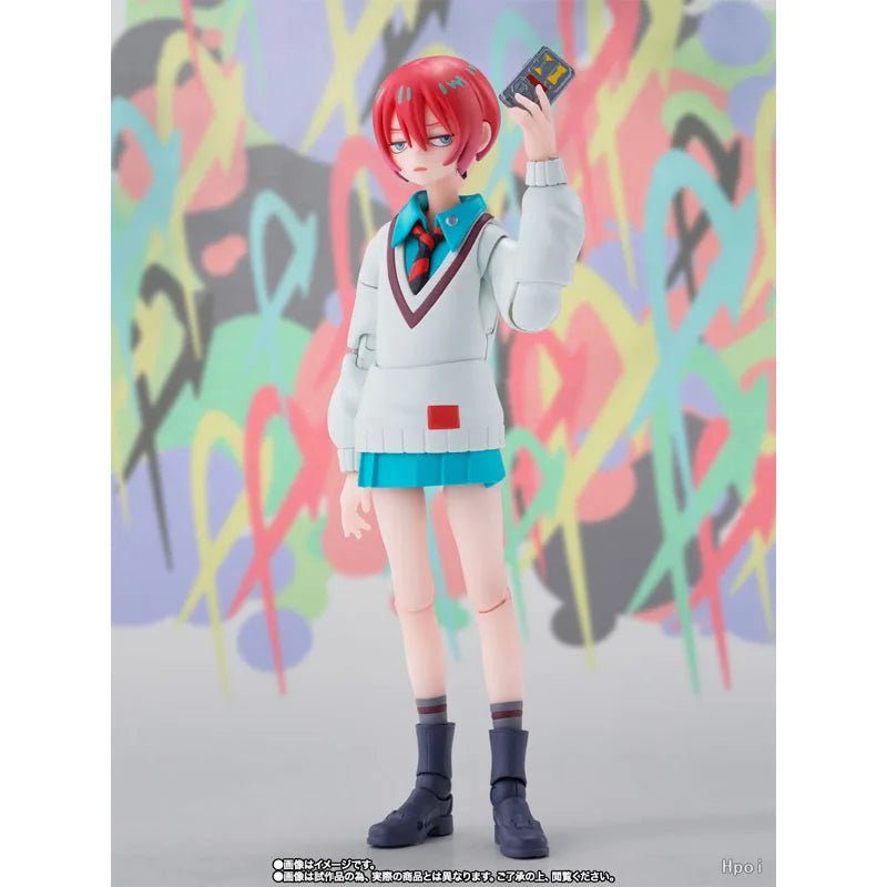 In Stock Genuine Bandai Gundam GQ Model Kit SHF Amate Yuzuriha Machu Anime Action Figure Collection Finished Mode Boy Toys Gifts