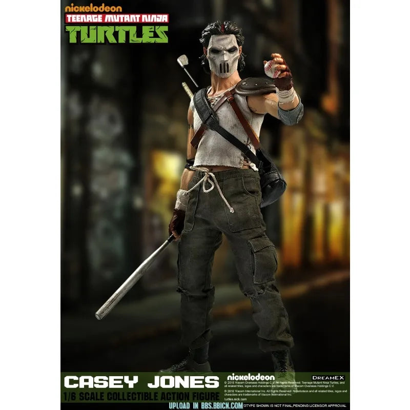 Spot DreamEX Original Ninja Turtles Series Ninja Turtles Casey Jones Mask Male Casey Jones 1/6 Finished Movable Doll Model Toy