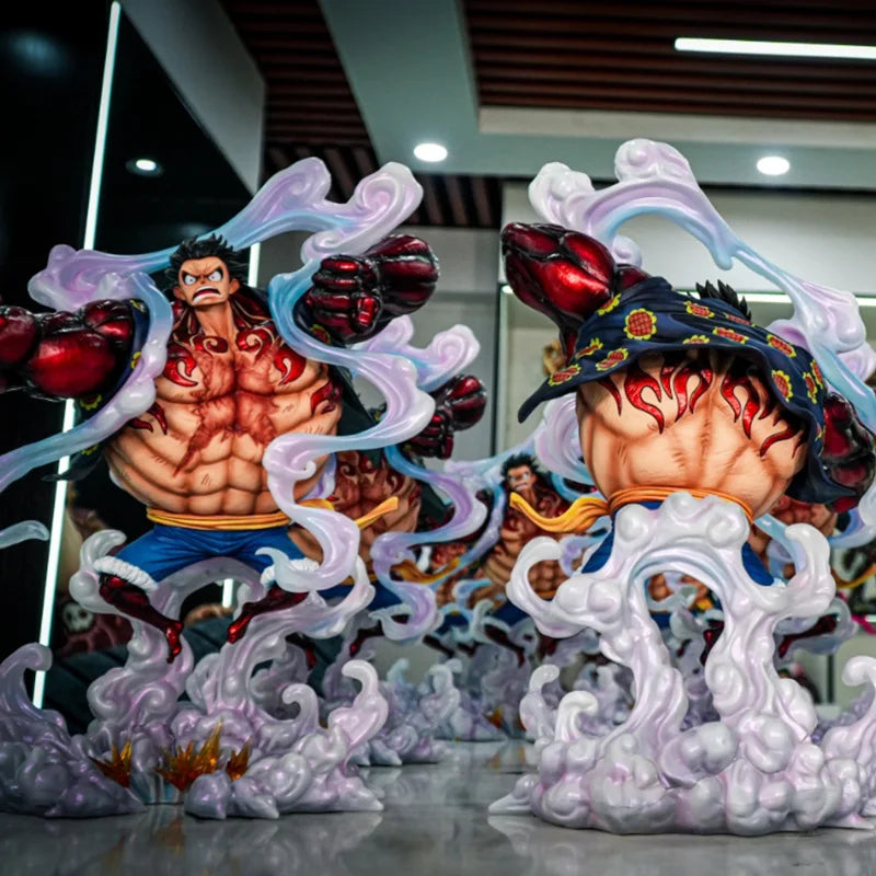 Jt Statue 38cm/14.96inch One Piece Monkey D. Luffy Gear 4 Model Dolls Figurine One Piece Anime Figure Collectible Toys Gifts
