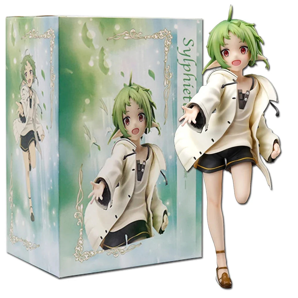 Anime Jobless Reincarnation Sylphiette Greyrat Action Figure Desktop Decorations kawaii girl figures  japanese dolls toy hobbies