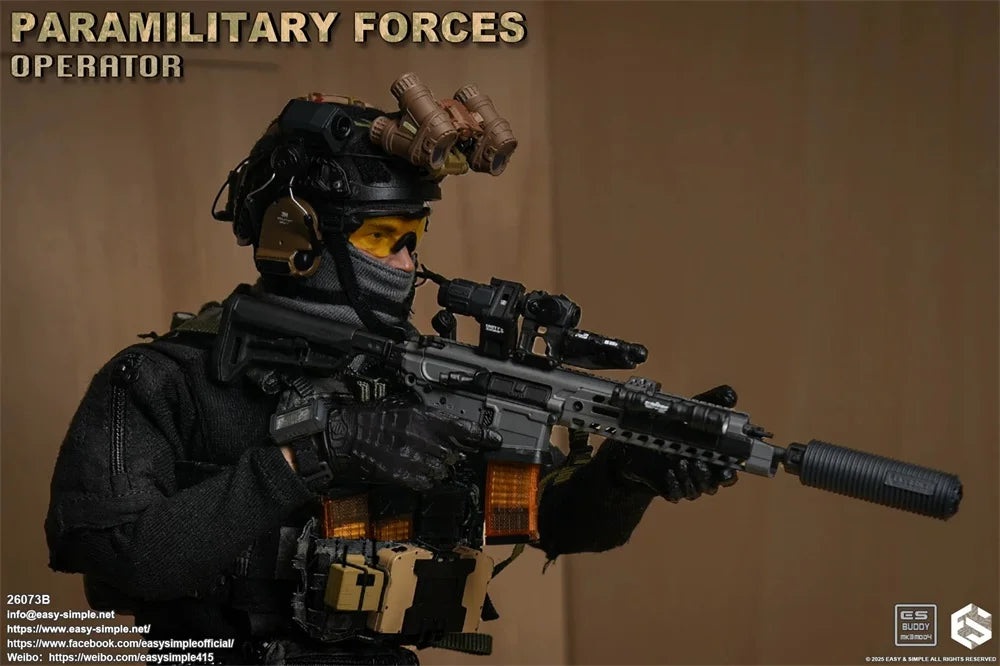 Maßstab 1:6 Zu verkaufen Easy&Simple ES 26073B ES 26073 FOG Soldier Doll Unit Operation Full Set Bewegliche Actionfigur ca. 30cm Geschenk