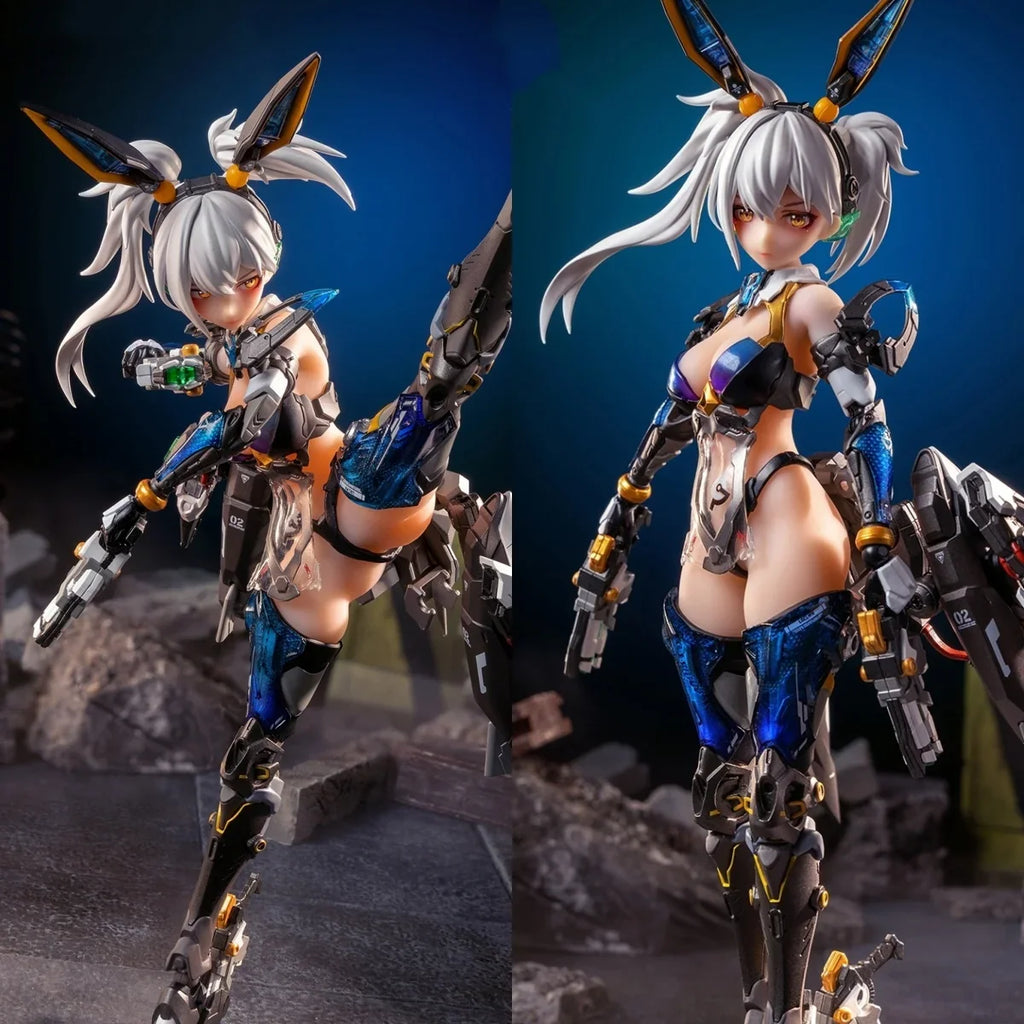 In Stock 1/9 Female Soldier Delicate Mechanical Girl Task Force Full Set 22CM Action Figure Model Collectible Toys
