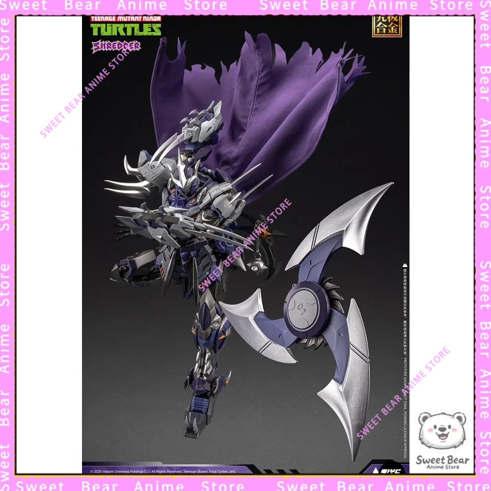 HEATBOYS Teenage Mutant Ninja Turtles Shredder Chinese Mecha Model Kit Action Figure Model Trendy Toys Desktop Doll