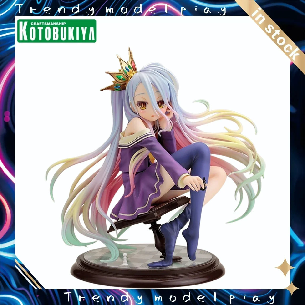 In Stock Original KOTOBUKIYA Game Life White Series 1/7 Figures Model Action Doll Toys Gifts Collection Ornaments