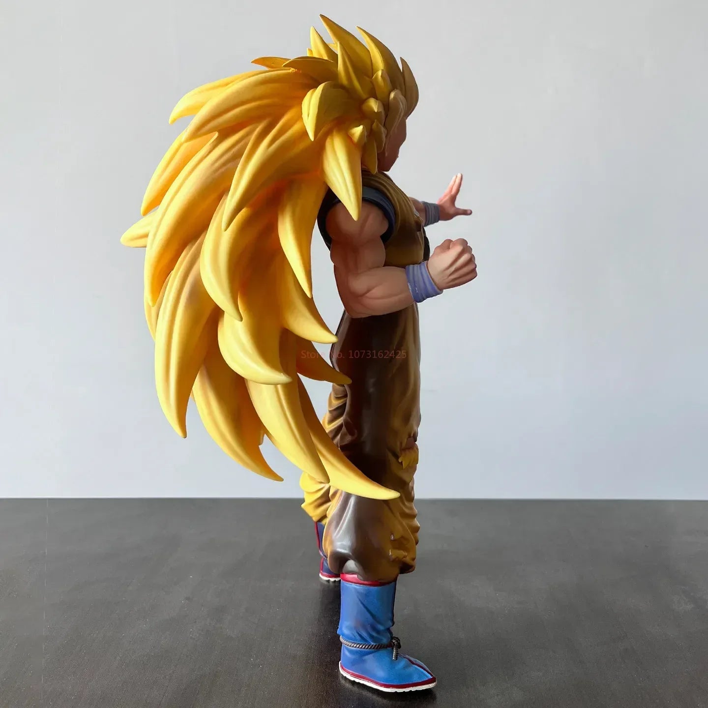 New 32CM Dragon Ball Z Super Saiyan 3 Goku Action Figure Statue Desktop Anime Figurine Decor Collectible Model Toy Children Gift