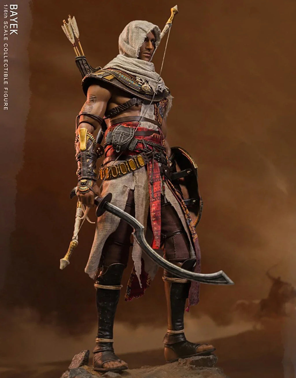 original DAMTOYS DMS013 1/6 Scale Male Soldier Bayek Model 12 Inches Full Set Action Figures Dolls for Fans Hobby Gifts