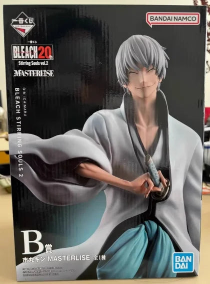 Bandai Original Ichiban KUJI BLEACH Stirring Souls Vol.2 Kurosaki Ichigo/Ichimaru Gin/Zaraki Kenpachi/Kuchiki Byakuya Anime Toys