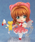Anime Cardcaptor Sakura KINOMOTO SAKURA 400 Q version Figure  PVC Doll Model Toys Car Decoration 10cm