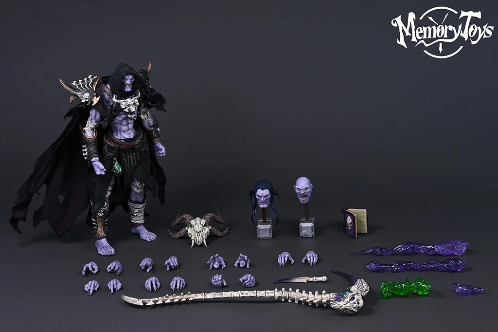 Undead Warlock Baron Salman 1/12 Scale Collectible Action Figure Set Original Memory Toys Anime Peripheral Little Demon Soldier
