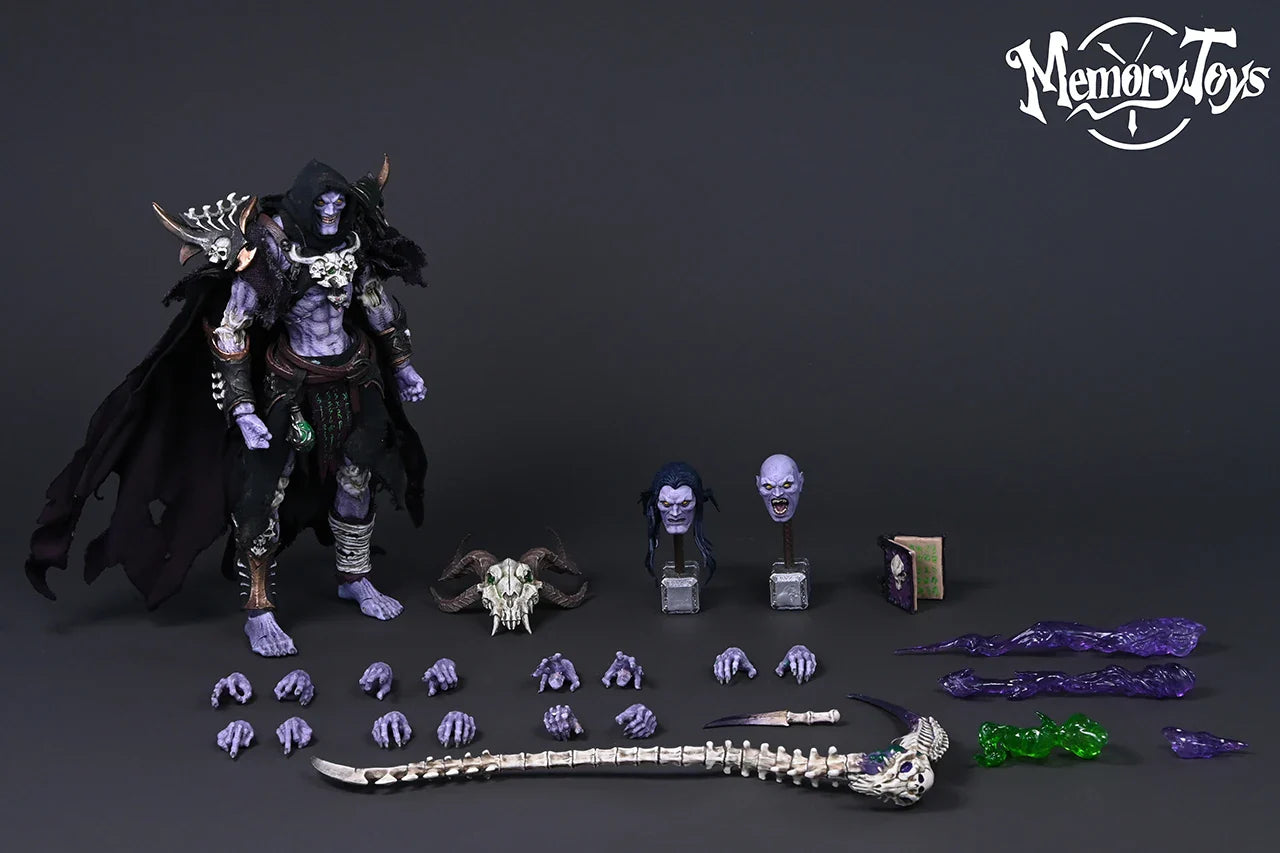 Undead Warlock Baron Salman 1/12 Scale Collectible Action Figure Set Original Memory Toys Anime Peripheral Little Demon Soldier