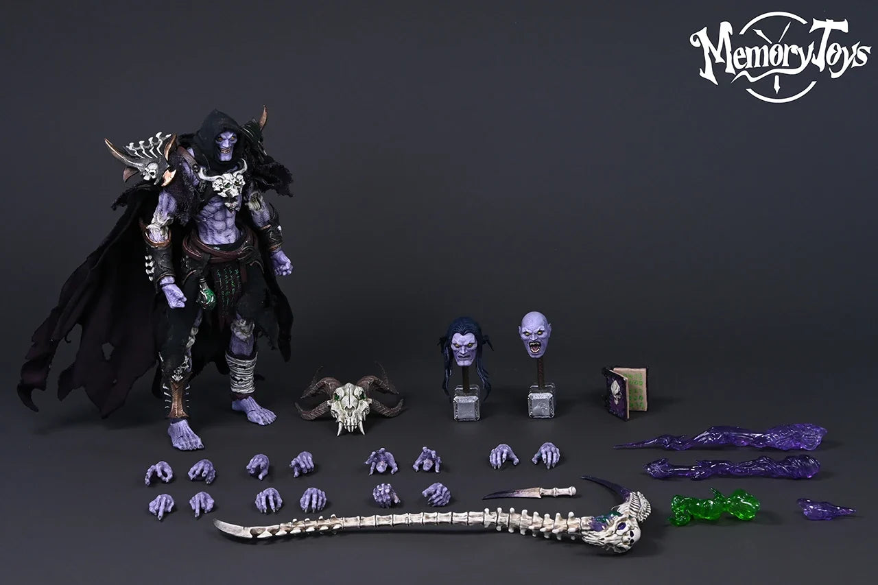 Undead Warlock Baron Salman 1/12 Scale Collectible Action Figure Set Original Memory Toys Anime Peripheral Little Demon Soldier