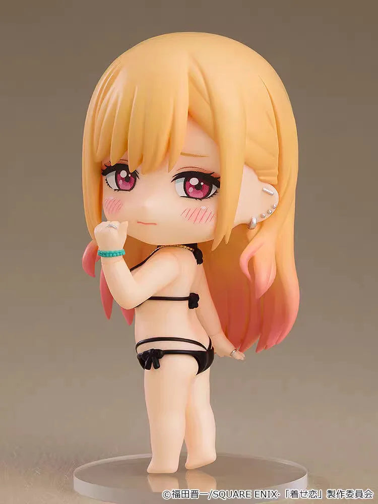 My Dress Up Darling Anime Figure 2433 Kitagawa Marin Figurine Q Version Nendoroid Ornaments Collectible Model Toys Gift IN STOCK