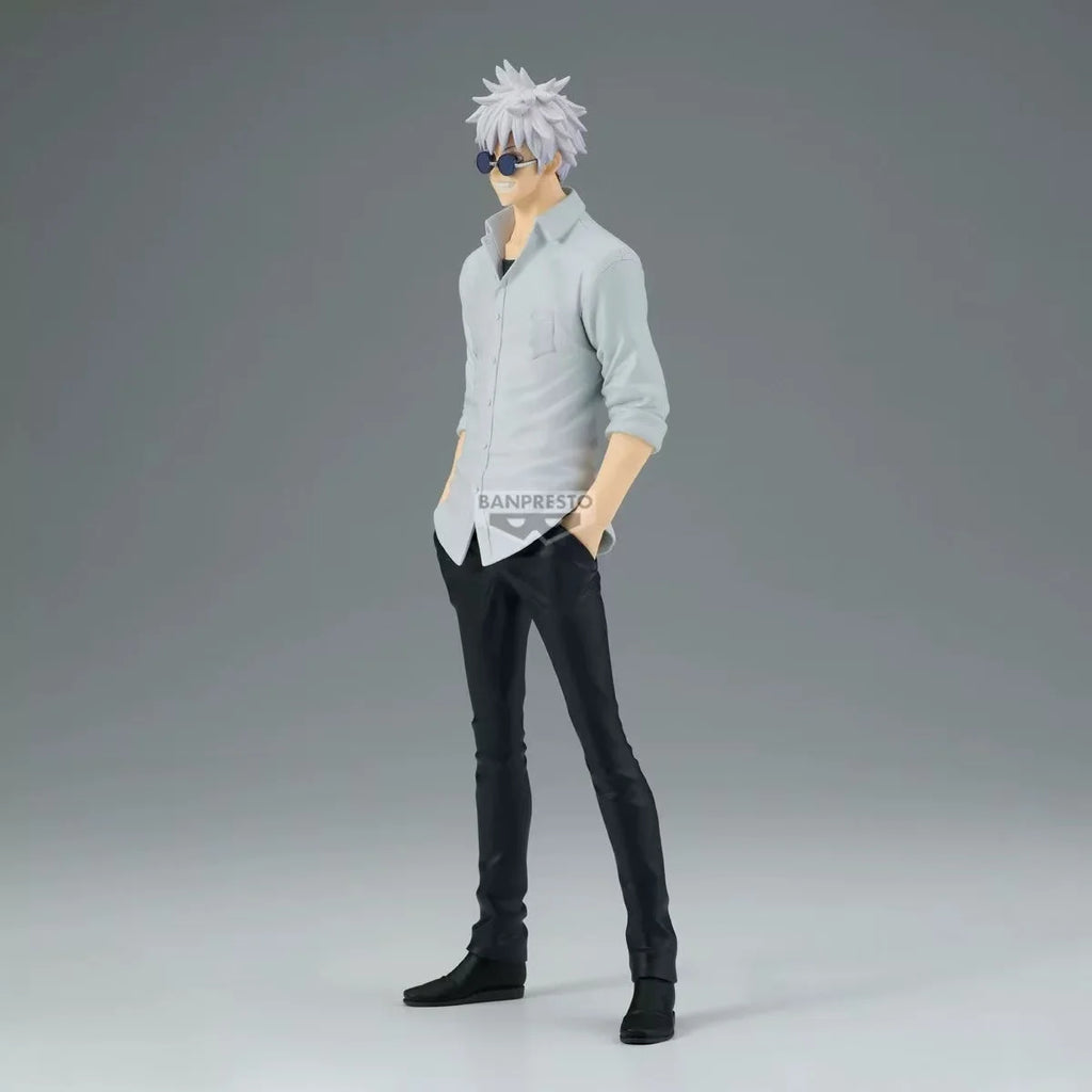 Banpresto 100% Official Bandai Jujutsu Kaisen KING OF ARTIST SATORU GOJO SUGURU GETO Action Figures Anime Model Toys Collections