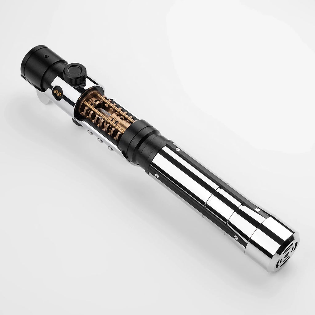 DamienSaber Starkiller Lightsaber XENO Heavy Dueling Light Saber Metal Hilt Sensitive Smooth Swing with Infinite Color Changing