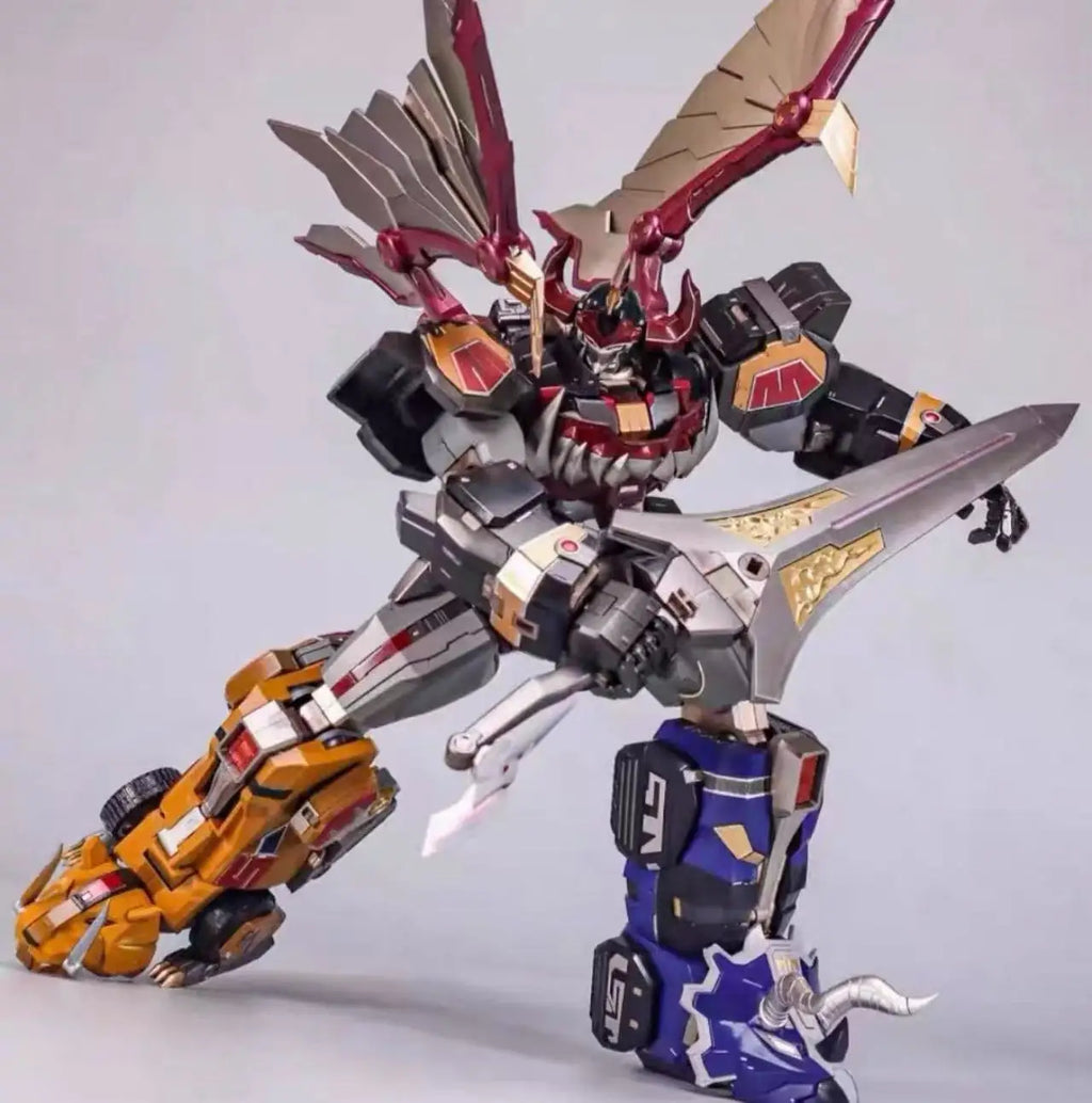 Nuevo Modelo De Ráfaga ZL-01 KO FLAMETOYS BEAST LORD Dragon Caesar Megazord Aleación Producto Terminado Modelo Figuras De Acción