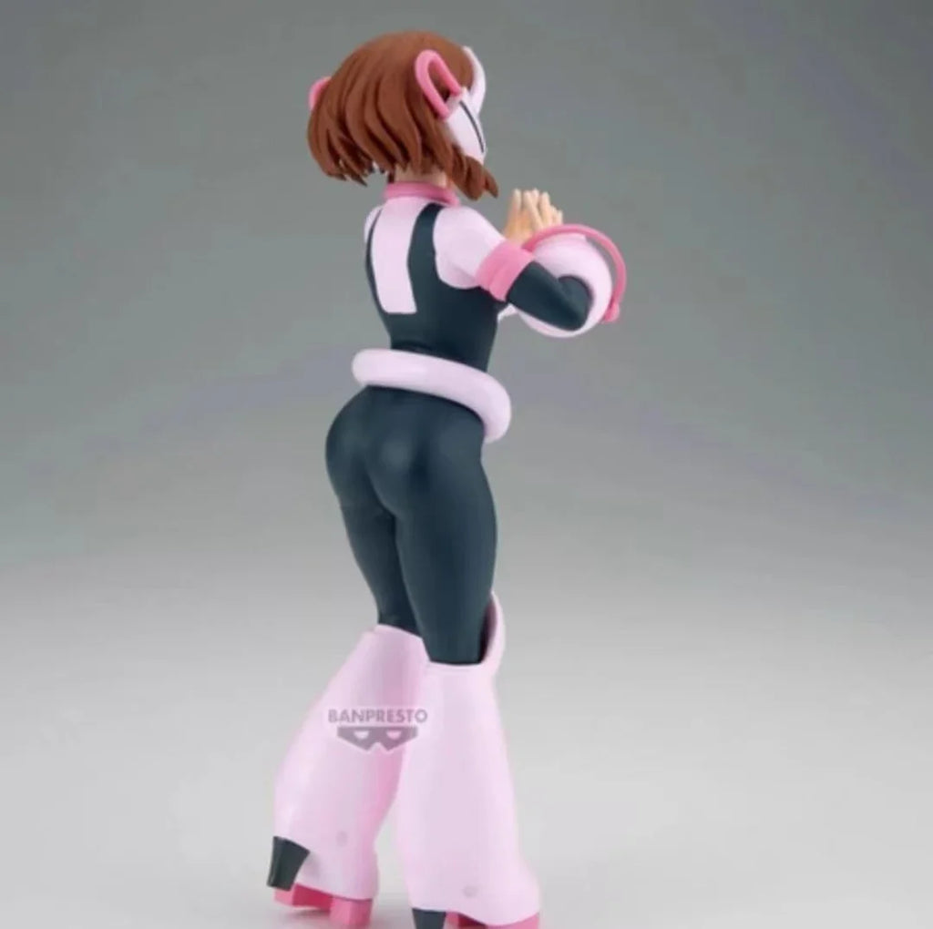 BANPRESTO Original BANDAI Boku no Hero Academia Uraraka Ochaco Glitter Glamours Anime Figures Action Figure