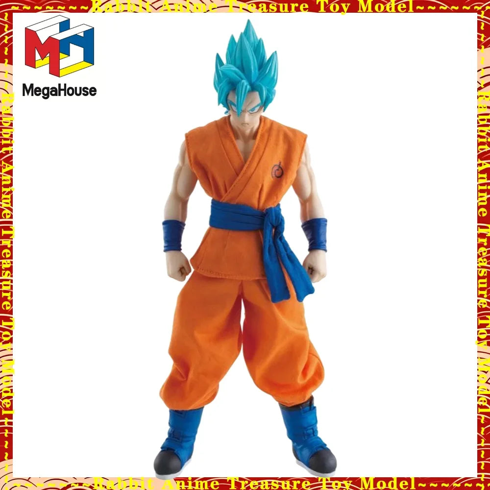 In Stock Original Genuine MegaHouse Son GokuuPVC ABS Statue Figure Anime Collectible Dragon Ball Z Figurine Gift Display Toy