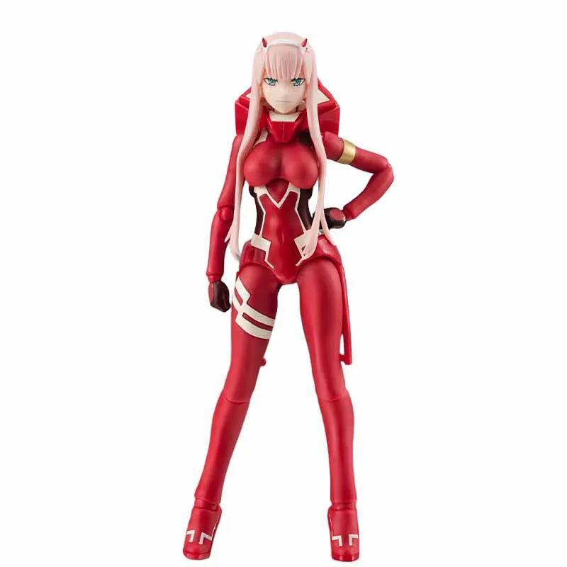 Bandai Original S.H.Figuarts Strelizia & ZERO TWO The 5th Anniversary Anime Figures Toys for Boys Christmas Gift Model Ornaments