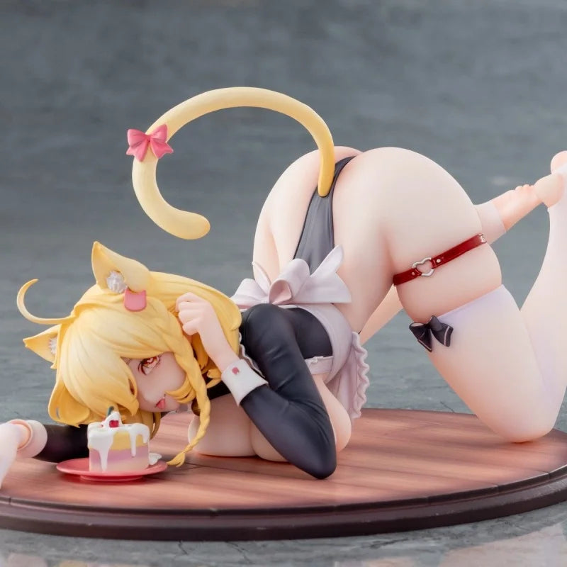 New Original Kawa Design 1/6 Maid Meow Ji Cat Coco 26cm Anime Action Figures Collecting Toys Desk Decor Custom Gift Stock