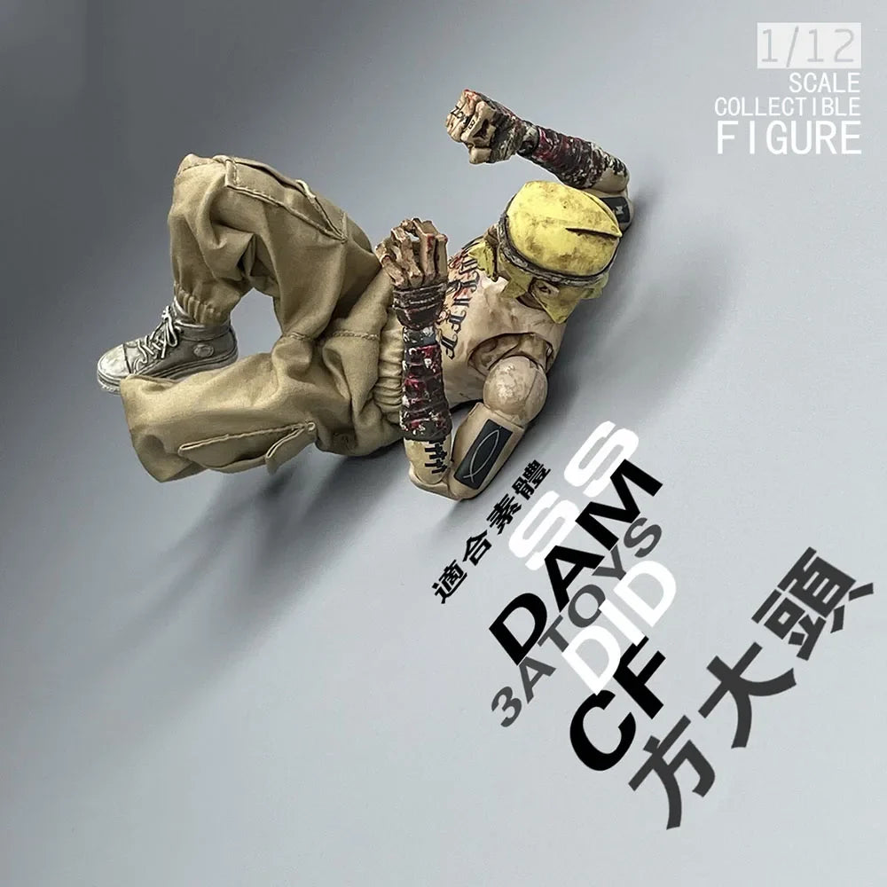 3ATOYS 1/12 Fashion Trendy Slim Pant Trouser Multi Color Model No Body Fit 6" SS DAM DID 3A PH COO MEZCO SHF Action Figure