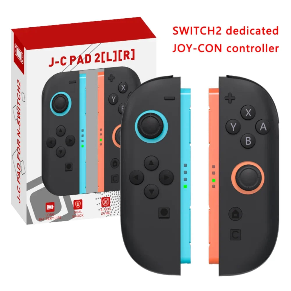 New 2026 Suitable for Switch 2 Joy-Con Controllers Wireless Bluetooth Gamepad NS Left and Right Controllers Replace Gamepads