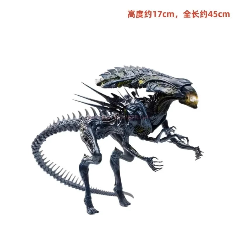 Hiya Movie Action Figure Mini Series 1/18 Alien Vs Predator Battle Damaged Alien Queen Movable Anime Figures Gift Customized