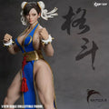Spot SaleP023A P023B Fighting Goddess Chun Li 2.0 Black Cheongsam Blue Cheongsam Collectible Model Decorationin Stock