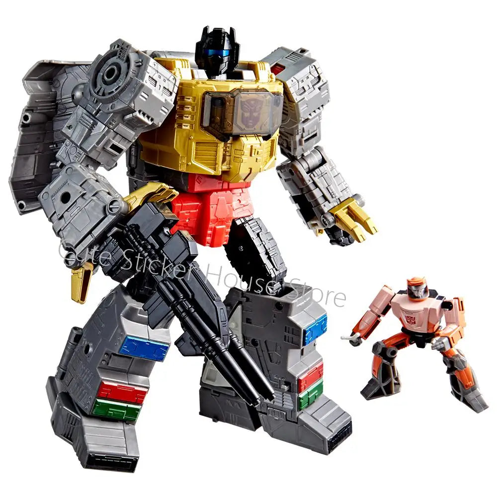 In Stock Original Hasbro Studio Series Leader Class The Transformers: The Movie Dinobot Grimlock and Autobot Wheelie Figures Toy