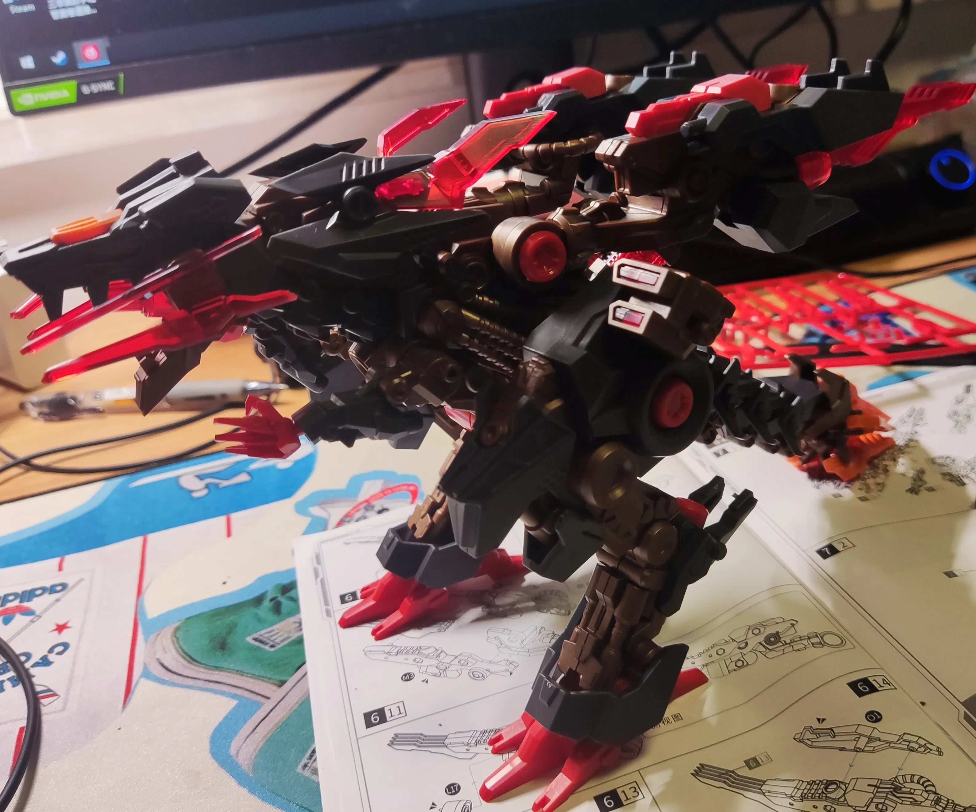 New Sun Queen Assemble Toy Model X-01 X01 Destiny ZOIDS Dinosaur Action Figure Robot Toys in stock