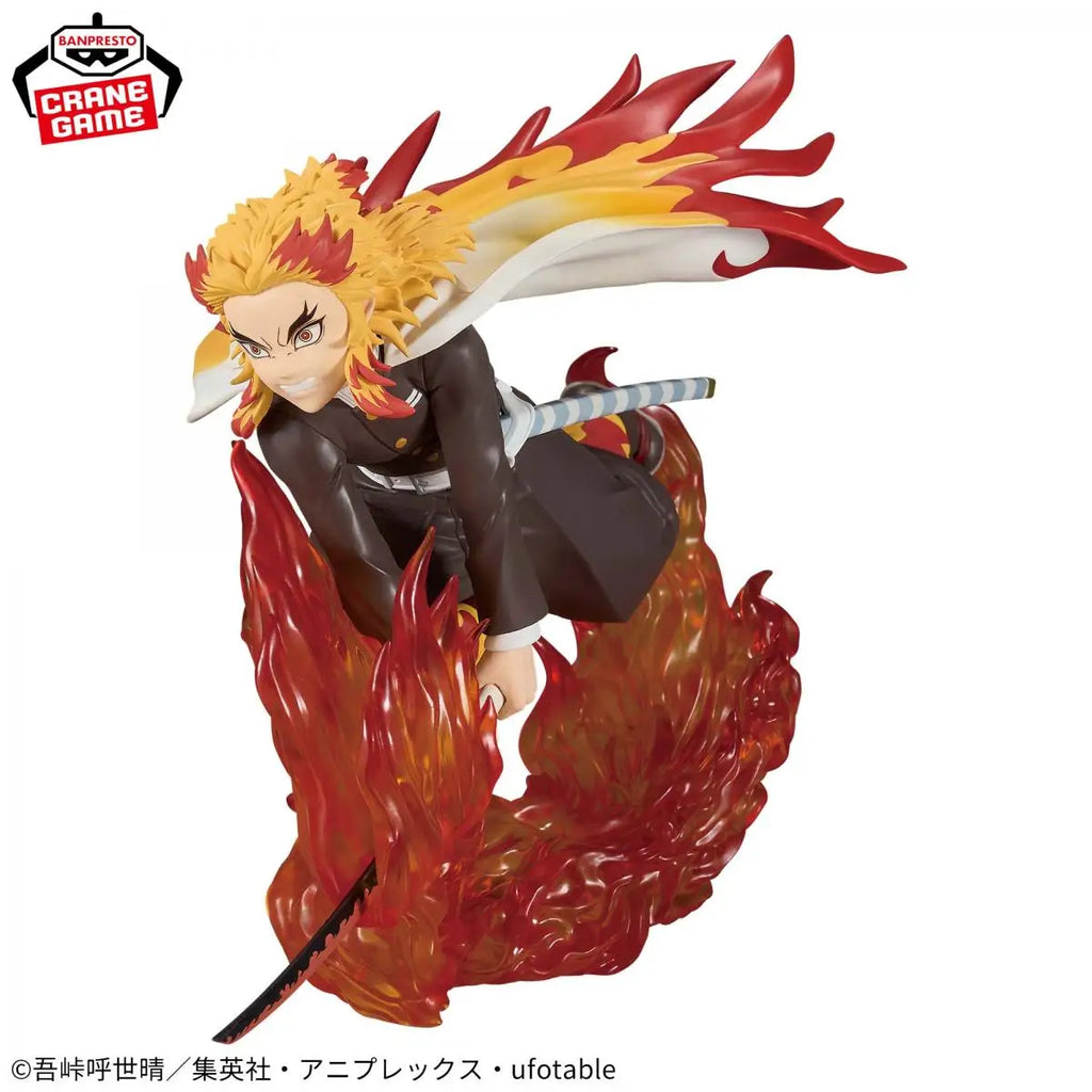 BANDAI BANPRESTO Genuine VIBRATION STARS PLUS Rengoku Shinjurou Figure Demon Slayer PVC Action Figures Children Toys for kids