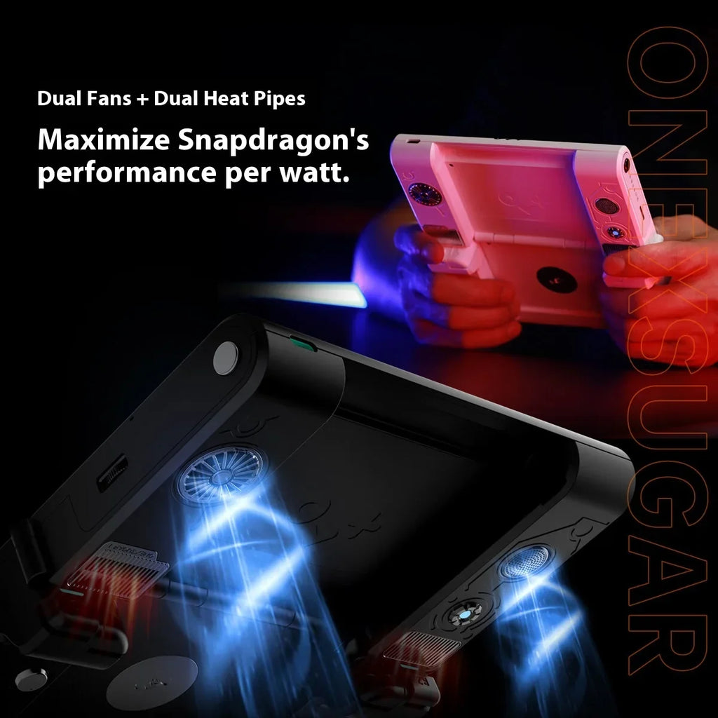 ONEXSUGAR Sugar One Game Console 6.01/3.92 Inch OLED Dual Screen Folding Handheld Console Portable Game Machine Support WIFI BT