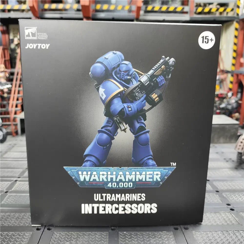 【In Stock】JOYTOY 1/18 Action Figure Warhammer 40K Ultramarines Intercessors V4 Toys
