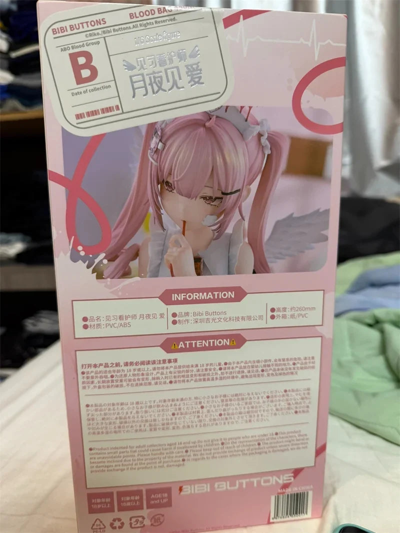 Original Bibi Buttons Tsukiyomi Ai Minarai Nurse 1/6 Bishoujo Figure Collectible Anime Model Toy Gift Doll