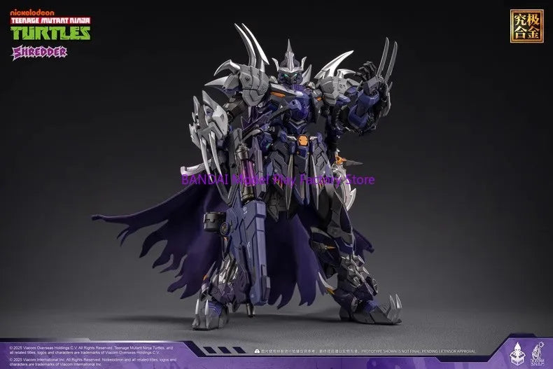 In stock New HEATBOYS Anime Ninja Shredder Alloy Action Figure Guochuang Toy Collection Model Gift