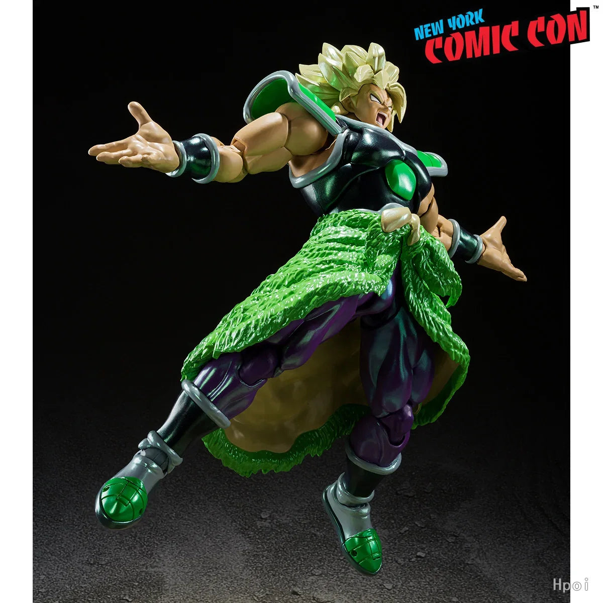 Bandai Original S.H.Figuarts Series SUPER SAIYAN BROLY -Exclusive Edition- New York Comic-Con 2022 Launches Souvenirs Toy Model