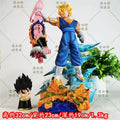 32cm Dragon Ball Anime Figure Cs Vegito Vs Buu Action Figure Gk Scene Statue Anime Decoration Model Customized Toys Kids Gift