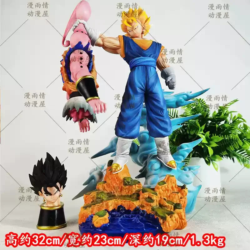 32cm Dragon Ball Anime Figure Cs Vegito Vs Buu Action Figure Gk Scene Statue Anime Decoration Model Customized Toys Kids Gift