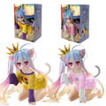 Original Genuine NO GAME NO LIFE 13cm Shiro Action Figure Figurine Collection Model Toy Kawaii Doll Desktop Decoration Gift