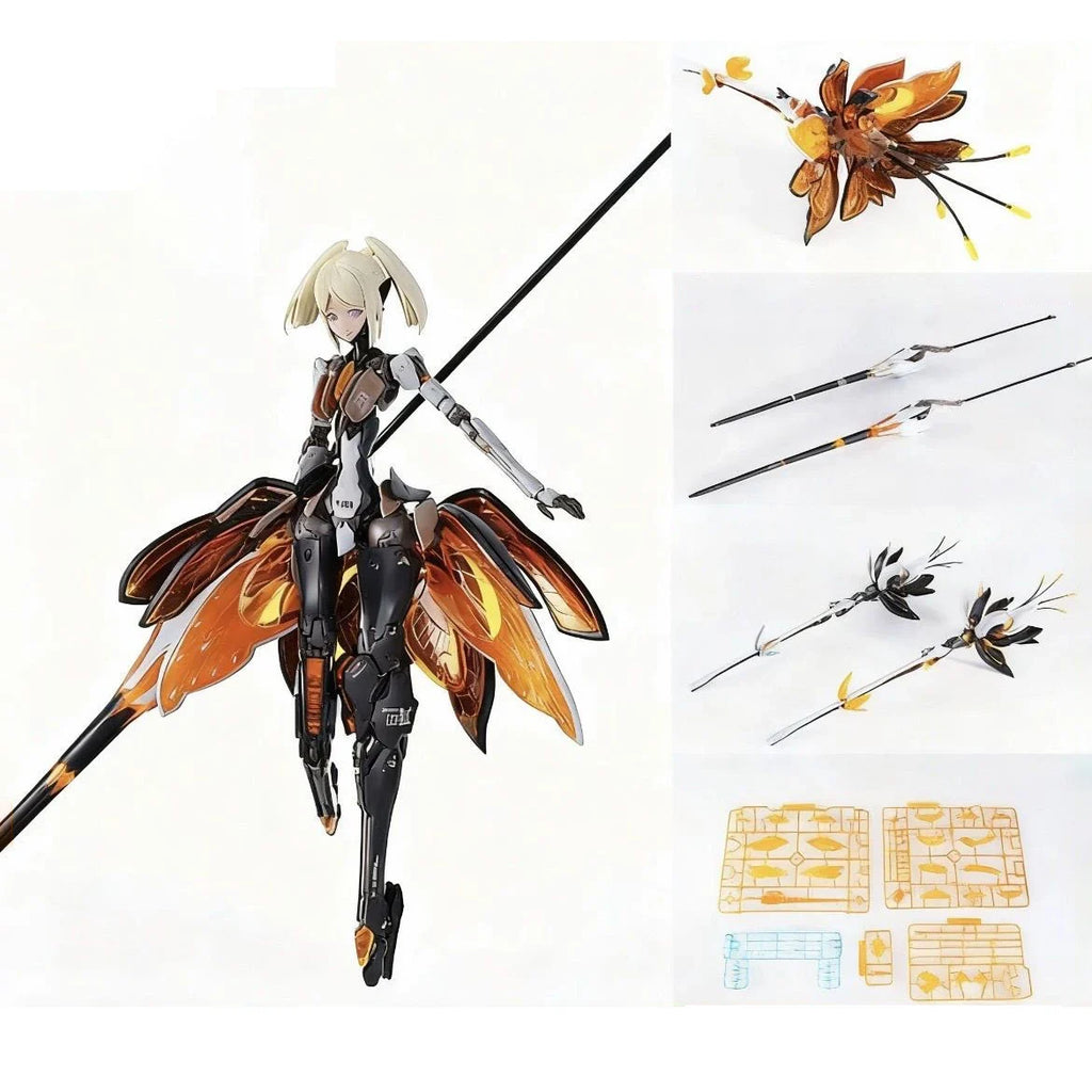 HEMOXIAN X EARNESTCORE CRAFT Rosado Plan Series Starflower-Lily Mecha Assembly Model Figure Toys for Boys Gifts Collectible