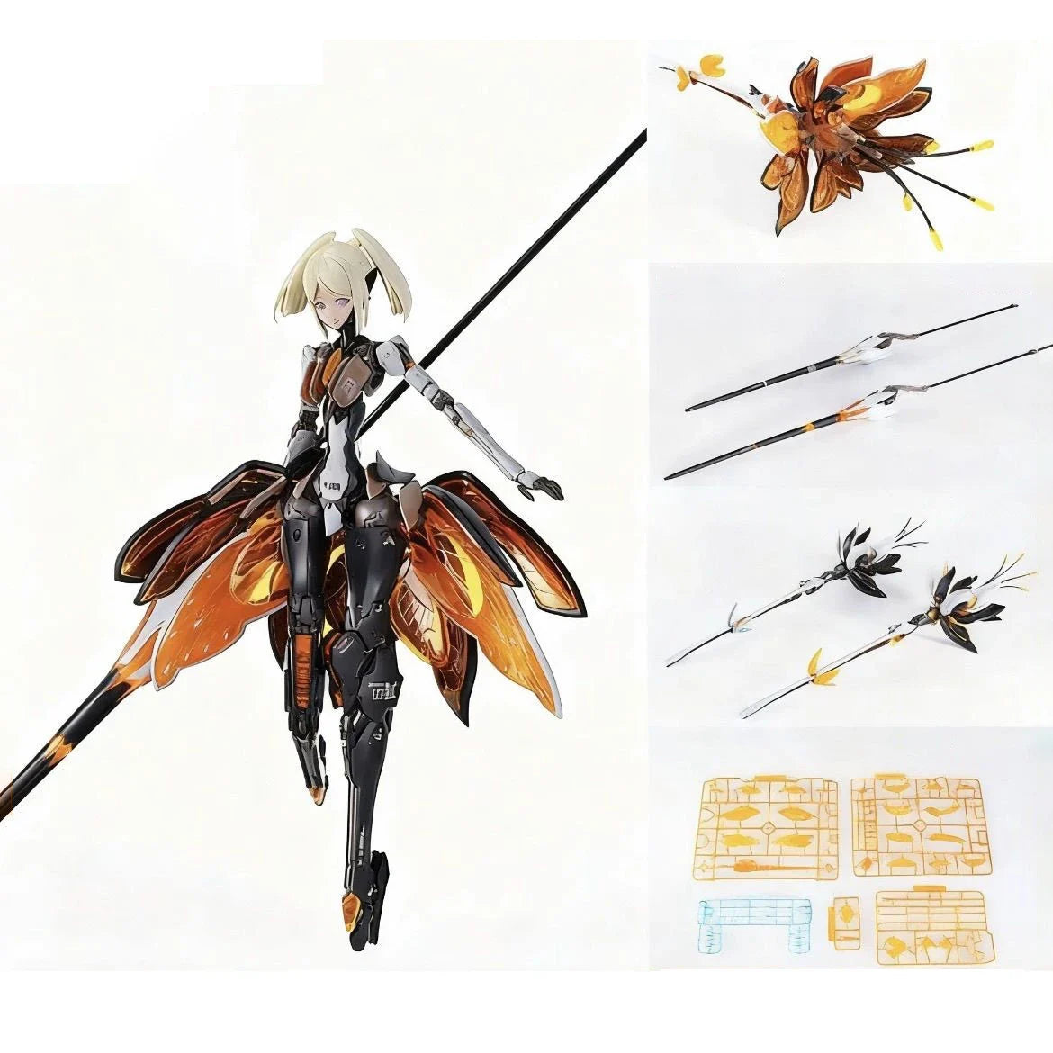 HEMOXIAN X EARNESTCORE CRAFT Rosado Plan Series Starflower-Lily Mecha Assembly Model Figure Toys for Boys Gifts Collectible
