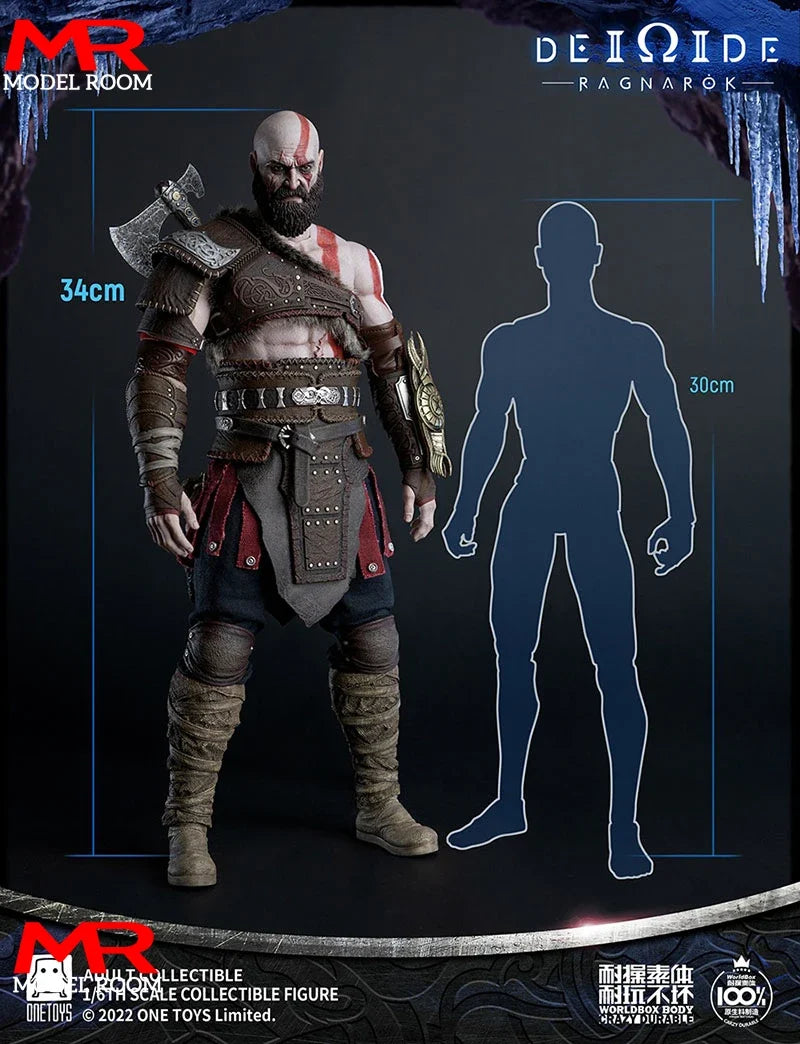 Worldbox & Onetoys OT019 1/6 Man Of War Double Head Figure Model 34cm Male Soldier Action Figure Doll Full Set Collectible Toy