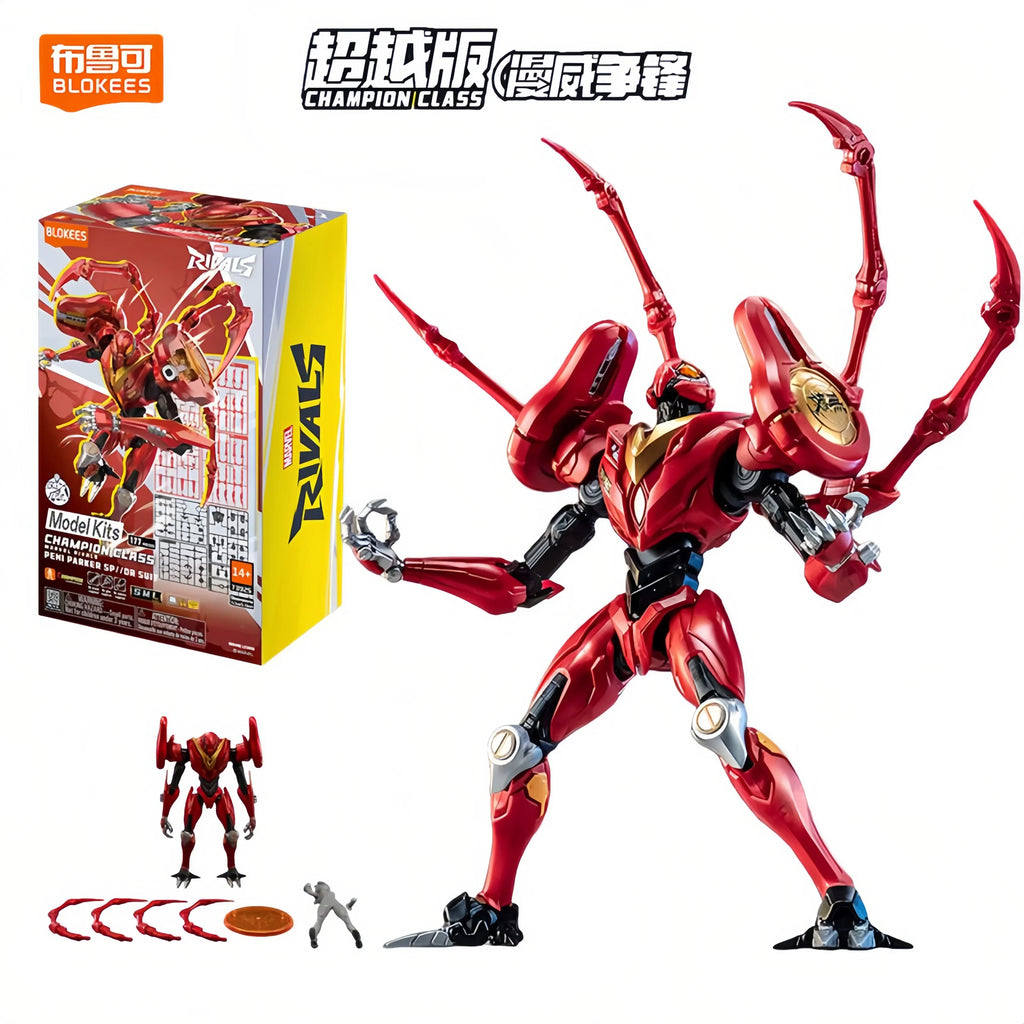 BLOKEES Marvel Rivals Beyond Edition Peni Parker Actionfigur 15cm hoch Bewegliche Gelenke Sammlerstück Kindheitsgeschenk