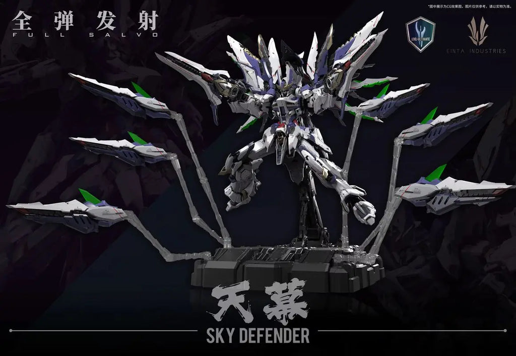 In Stock EINTA INDUSTRIES SKY DEFENDER Level-Ultimate NPCM-017 1/72 Assembling Model Mecha Model Pvc Toys Oversize Mecha
