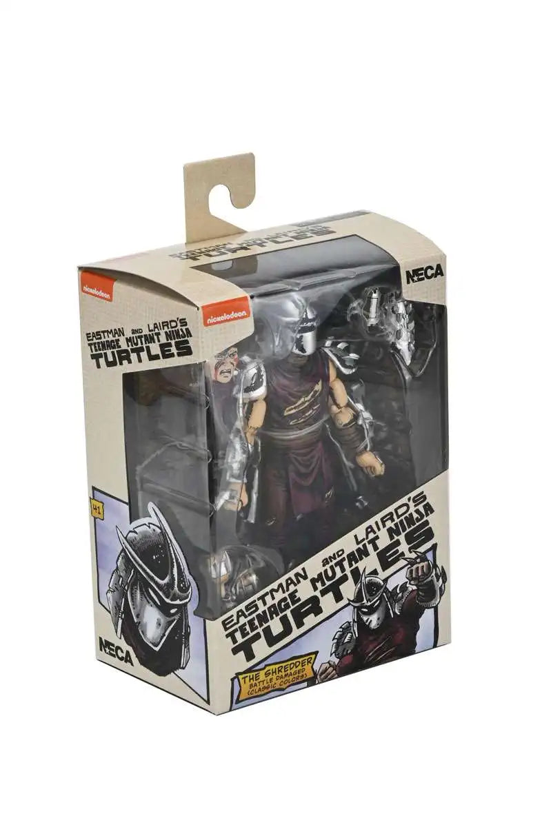 NECA 54543 Teenage Mutant Ninja Turtles Action Figure Battle Damaged Shredder 18 cm Collection Original Doll Gift TMNT Toys