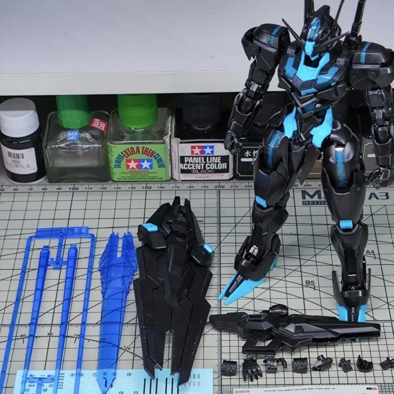 【New product】KUNLUN FM 1/100 FENGLING Mercury Witch laser color scheme with cockpit Assembly Model Kit Action Figures Toy Gift