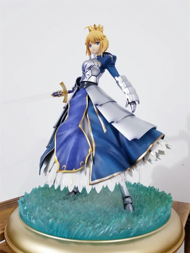Saber/Artoria Pendragon [Deluxe Editi H25cm 1/7 100% Genuine Original Anime Figure Toys Collection
