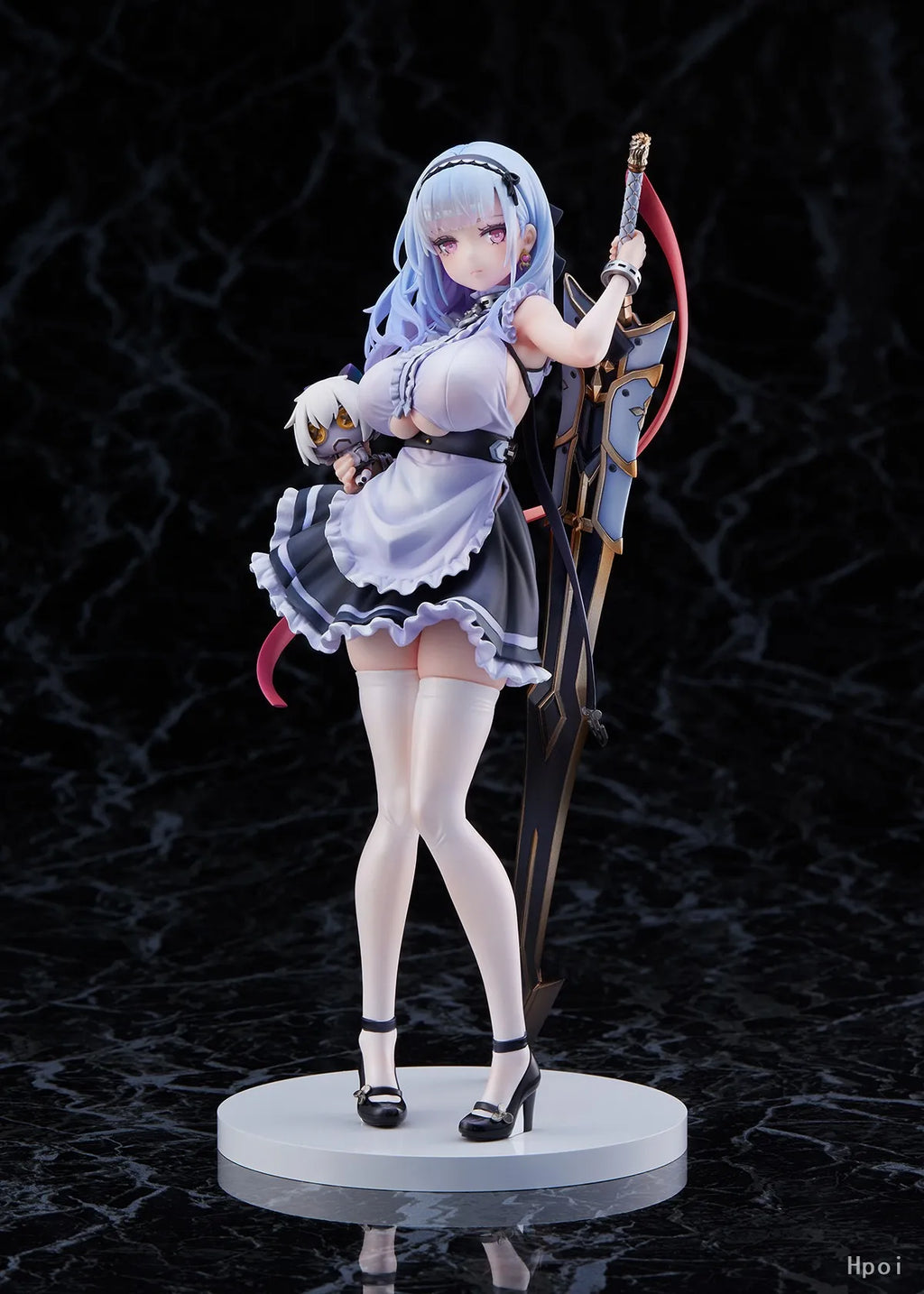 23CM Anime Gam Azur Lane Dido Figure 1/7 Heavy Armor Ver Maid Dress Up Stand Model Toy Doll Action Figure PVC
