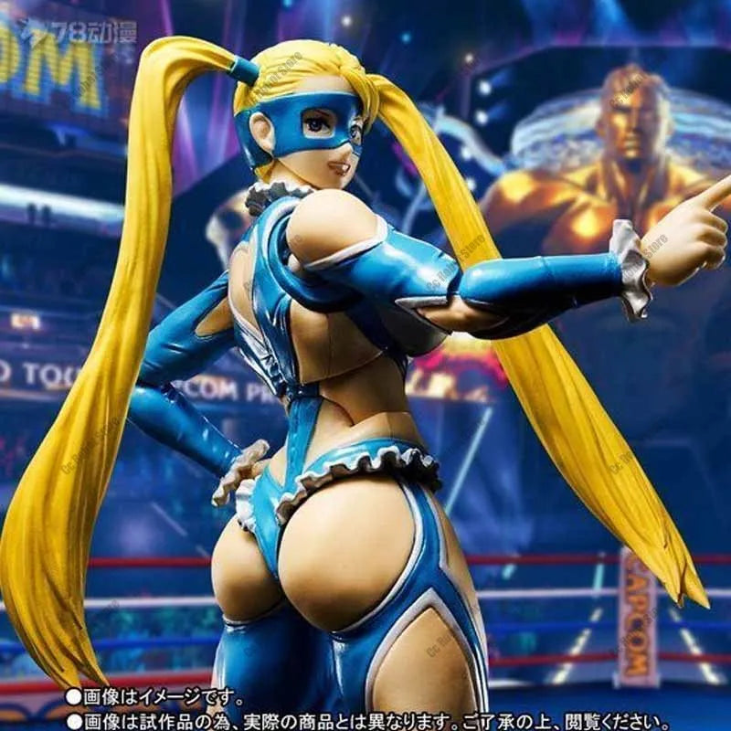 Bandai Original Model Kit SHF Street Fighter Anime Action Figure Mihua Nanakawa Model Toy Collectible Gift, Sent with Foam Box
