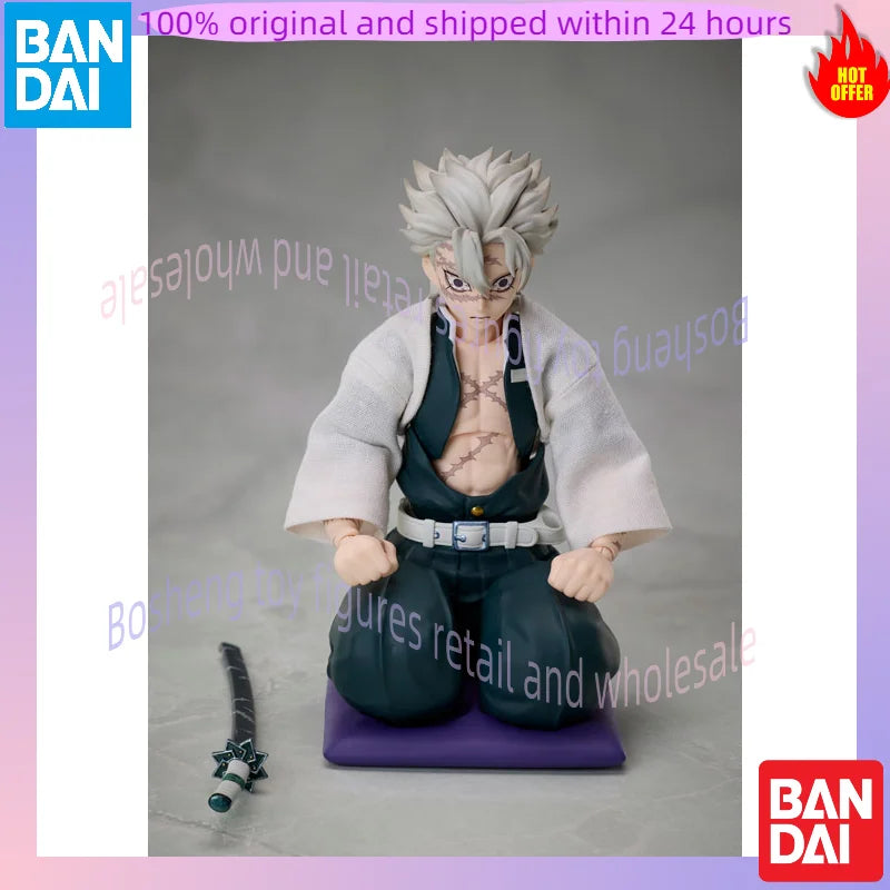 Original Aniplex BuzzMod Demon Slayer Kimetsu no Yaiba Sanemi Shinazugawa 1/12 In Stock Anime Collection Figures Model Toys