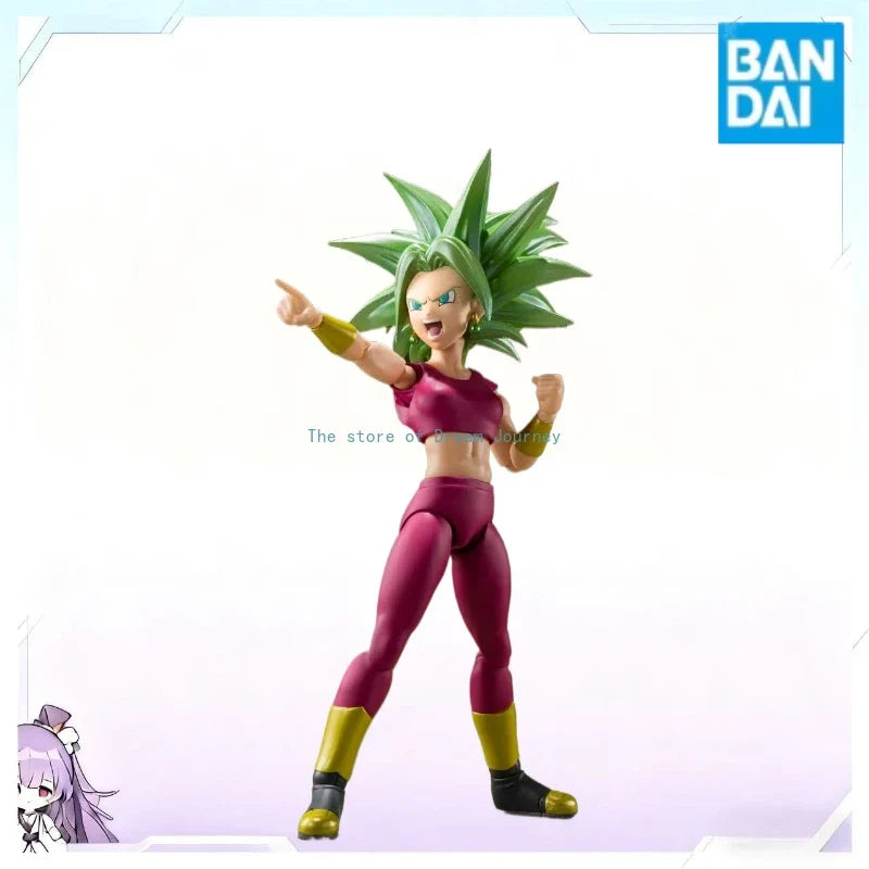 In stock Bandai SHF Dragon Ball Super Fusion Female Saiyan Opening Kefla Female Broly Action Figure Collectible Gift